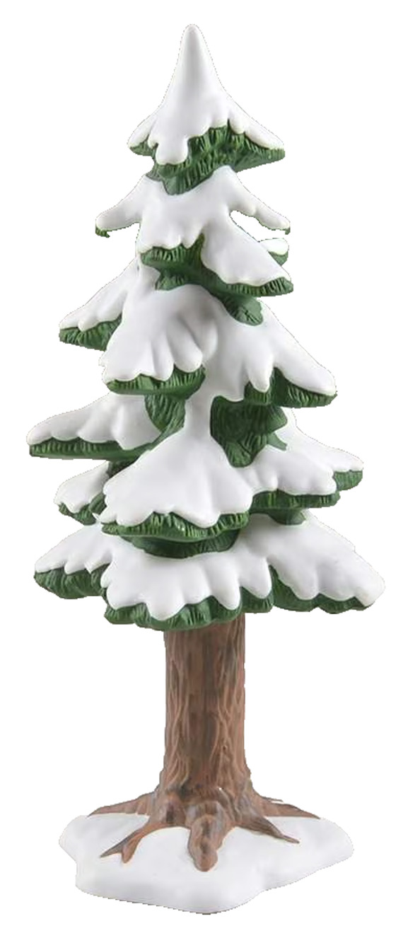 Dept 56 Village Porcelain Pine Tree Large #5218-3 Retired